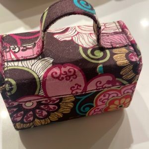 Vera Bradley Travel mini Jewelry case with hard side
